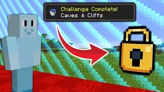 Minecraft, But Advancements EXPANDS The Border