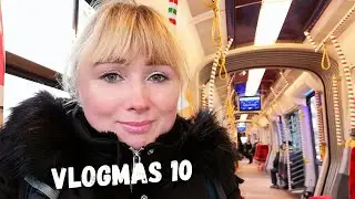Świateczny TRAMWAJ i Świąteczne METRO #vlogmas 10 #Warszawa Ochota