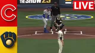 🔴 LIVE : Chicago Cubs vs Milwaukee Brewers | Oct 6th NLDS POSTSEASON | MLB THE SHOW 25 SIMULATION