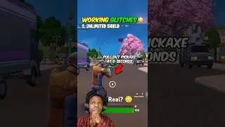 I Tried This Infinite Shield Glitch💀 #fortnite #shorts