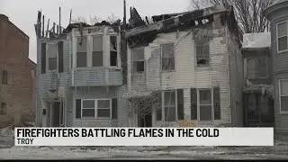 Happening Now: Fighting fires in the cold