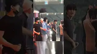 When someone clears the way for you&hellip; 😂#hyunjin #changbin #seungmin #skz #skzconcert