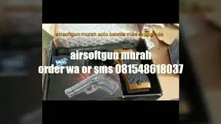 Jual airsoft gun murah upgrade bareta m84 new