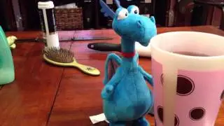 Stuffy the Brave Dragon thirsty for Tea