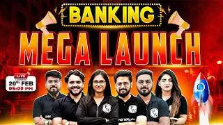 Banking Mega Launch 🚀 | Bank PO and Clerk Foundation 2026 | Banking Wallah