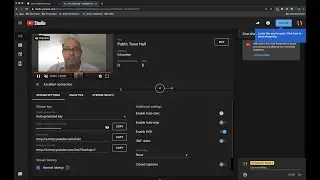 Webex Large Scale Events using YouTube