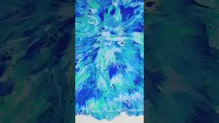 Acrylic pouring 😍 Fluid paint artwort 🌷 #acrylpouring #pouring #fluidart #malerier #danskdesign #art