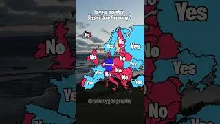 Is your country bigger than Germany? #mapping #geography