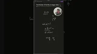Find Number Of Set Bits In Integer