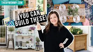 4 Stunning Outdoor Furniture DIY Ideas (even beginners can make these)