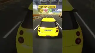Yellow Car For Highway Driving ✅ #viral #short #gaming #youtube #driving #ajaysaroha40 #top #highway