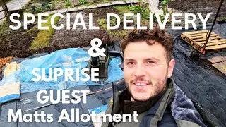 Allotment Transformation |Raised Beds |Disinfecting & Special Guest |UK ALLOTMENT GARDEN