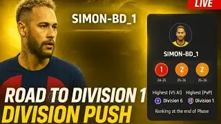 নেইমারের সাথে ডিভিশন পুশ🇧🇷| SiMON GAMING 2.0 is live!🔴 #efootball
