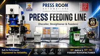 COIL FEEDING LINE FOR AUTOMOBILE PARTS I PRESS ROOM AUTOMATION.
