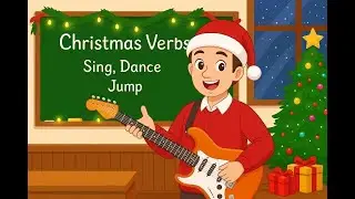 🎄🎸 &ldquo;Pop Punk Christmas Verbs &ndash; Full Song | Rock, Move & Learn!&rdquo;