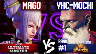 SF6 ▰ MAGO (Juri) vs YHC MOCHI (#1 Rank Dhalsim) ▰ Street Fighter 6 Replays