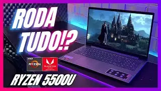 FRITOU! Lenovo Ideapad 3 Ryzen 5 5500u em JOGOS (PESADOS) - RODA TUDO!? Testes Atualizados 2023