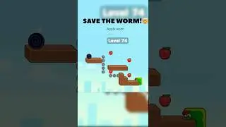 Apple Worm Hard Level 😱 | Only 1% Can Complete This Brain Puzzle | #shorts