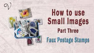 Small images - Faux Postage Stamp Embellishments