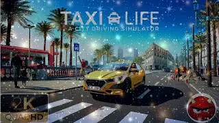 ⚡Taxi Life: A City Driving Simulator⚡Прохождение 3⚡Подработка Таксистом В Барселоне⚡