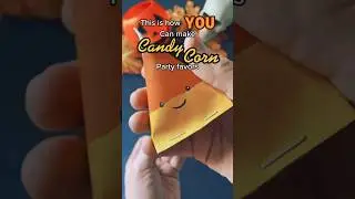 🧡💛🤍 Сладкая кукуруза в бумажных трубочках для вечеринки 🎃 Простая и милая поделка на Хэллоуин #хе...