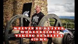 Kelvin de Ruiter WORLDRECORD VIKING DEADLIFT 670 KG&rdquo; in Germany.