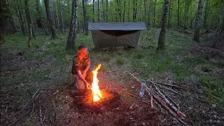Bezpieczne ognisko? Jak i gdzie rozpalać a gdzie nie rozpalać ognia? Wiosenna nocka solo, sarny.