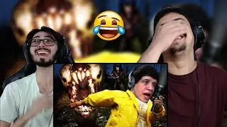 REACT Ó O MONSTRO VINDO! - Raw Footage | Games EduUu