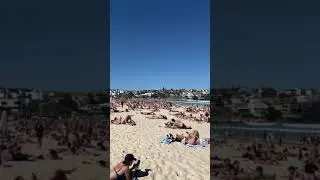 Bondi Beach Packed During Lockdown #shorts
