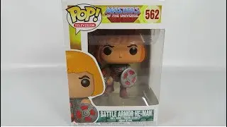 Funko Pop Vinyl Masters of the Universe Battle Armor He Man Unboxing