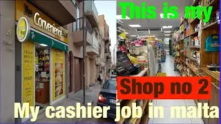 Cashier job in Malta#Super market job in Malta#Sales assistant job in Malta #my second job in Malta