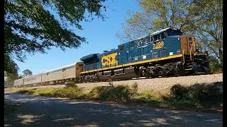 Northbound CSX W001-14 Geometry Test Train