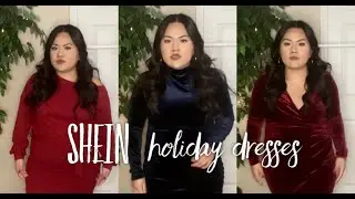 SHEIN Holiday Dresses|Try-On Haul 2021