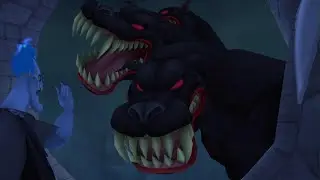 Cerberus the Giant Three-Headed Hellhound - Kingdom Hearts II