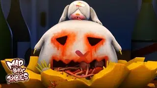 Stoner cartoons: Zombies Celebrate Halloween Again - Mad Box Zombies