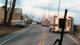 Engine 252 responding to an MVA