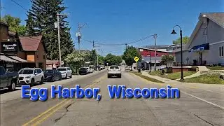 Driving 🚗 in Egg Harbor, Wisconsin