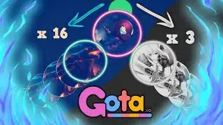 ►Gota.io 😱IMPOSSIBLE TRIPLESPLIT??😱 | 😈AMAZING TRIPLE SPLIT!!💪 - Ojo Mortal