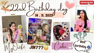 MY BIRTHDAY VLOG🎂🎀| Best Birthday❤️|Potrait of BTS JIN💜|My 22nd Birthday💕✨