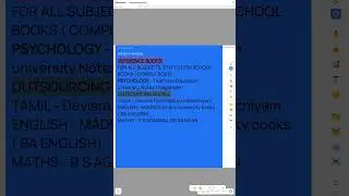 TRB BEO EXAM - Reference books