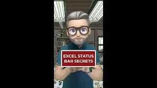 TikTok : Status bar secrets in Excek