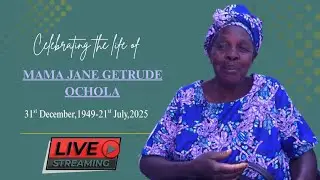 Funeral procession of Mama Jane Getrude Ochola