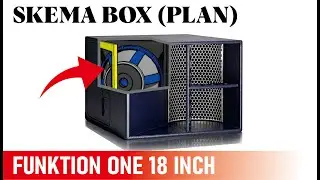 FUNKTION ONE‼️ SKEMA BOX  SUBWOOFER F118  CUSTOM BY JRM SCEMATIC