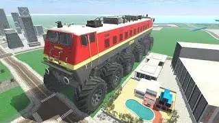 Franklin Win Train Monster Truck- INDIAN BIKE DRIVING 3D