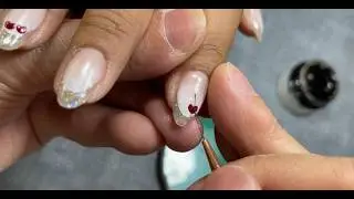 Chia sẻ đắp Ombre kim tuyến design almond shape nhanh gọn lẹ - ThanhCong