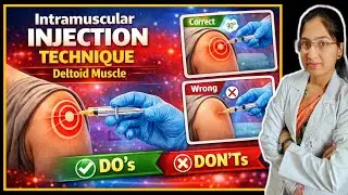 How to Give Deltoid IM Injection | Correct Technique | Avoid Nerve Injury! | Step-by-Step Easy Guide