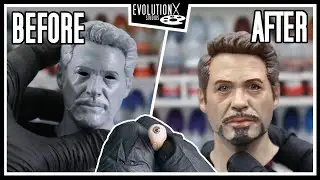 How to create mini GLASS EYES featuring Tony Stark