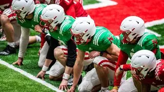 Nebraska's quarterbacks at spring practice