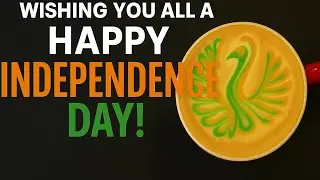 Independence Day Special ☕ Tricolor Latte Art | Creative Coffee Art Tutorial #india #independenceday
