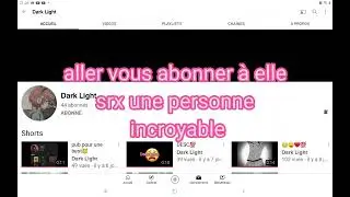 aller vous abonner a elle une personne incroyabla lien en description